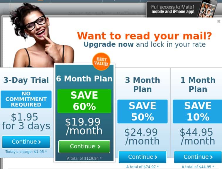 what do online dating sites cost