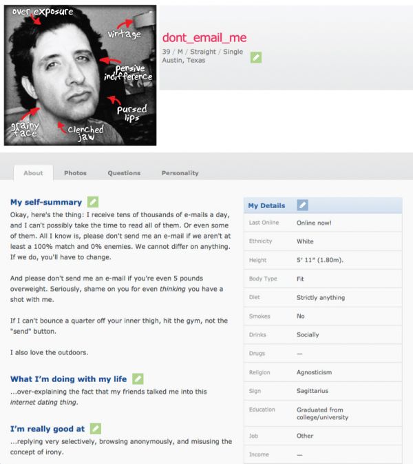 funny dating site introductions