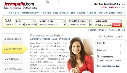 free indian matrimonial dating sites